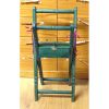 Supporto chiudibile per tombolo con cassetto centrale verde scuro
