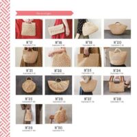 Sacs & panier au crochet, atelier maille