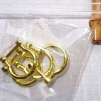 Ganci per manici borsetta oro  4 pezzi