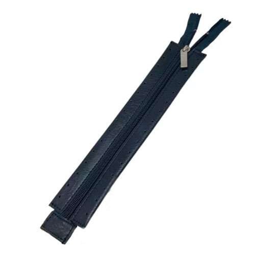 Cerniera per borsa in similpelle cm 25/30/35 nero o marrone scuro