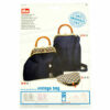 Chiusura per borsetta Clic Clac metallo color oro brunito cm 21 + cartamodello prym - immagine 4