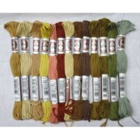 Kit 13 matassine cotone lanato dmc  natura