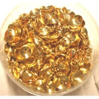 Fp63 Mezze sfere mezzo fino oro disponibili in 2 mm e 4 mm.