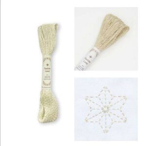 Kit sashiko patch, 6 basi disegnate rosso scuro