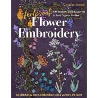 Foolproof flower embroidery jennifer clouston