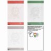 Asciugapiatti "nicola" graziano rosso-verde-bollito - immagine 2