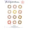gerda bengtsson vildvin/ghirlanda vite americana cm 15 x 15 kit 17-3323/10 - immagine 2