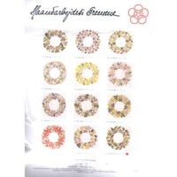 gerda bengtsson Kristtorn/ghirlanda di agrifoglio cm 15 x 15 kit 17-3323/12