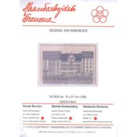 Gaden bla strada blu cm 15 x 21 ida winckler kit ricamo 30-5833/10b