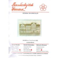 Gaden brun strada marrone cm 15 x 21 ida winckler kit ricamo 30-5835/10b