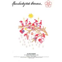 Glade nisser  cm 52 x 58 calendario dell'avvento mads stage kit ricamo 34-6610