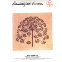 Brun bjorneklo cm 60 x 63 gerda bengtsson kit ricamo 30-4592