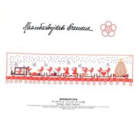 Nissenoptog  cm 17 x 67 calendario dell'avvento edith hansen kit ricamo 34-6276