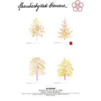 gerda bengtsson Blagran/abetebianco cm 21 x 30  kit ricamo 30-6026