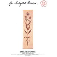 Gaerde kartebolle brun cardo cm 28 x 102 gerda bengtsson kit ricamo 30-5102/05
