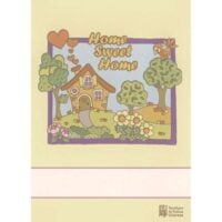 Asciugapiatti  chierese 2023 "home sweet home" cm 49 x 69