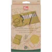 Set 8 uncinetti tunisi circolari knit pro prym 223811 senape
