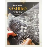 Broderie sashiko embellie en points originaux , nami horikawa