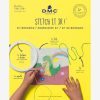 Kit mezzopunto stitch it jr!  dmc "il drago" livello facile 6 anni