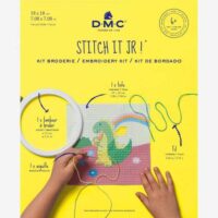 Kit mezzopunto stitch it jr!  dmc "il drago" livello facile 6 anni