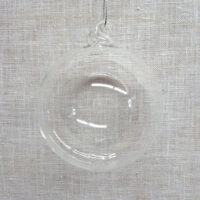 Pallina vetro trasparente mm 80
