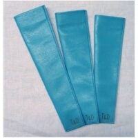 Astuccio per ventaglio "turchese" in vera pelle by T&D varie misure