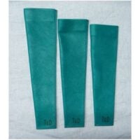 Astuccio per ventaglio  "smeraldo" in vera pelle by T&D varie misure
