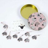 Marcatori e misuratore ferri + scatolina pecorelle dmc