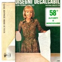 Decalcabile 58 "alfabeti e monogrammi" ottobre 1975 ed.mani di fata