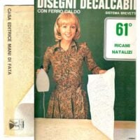 Decalcabile 61 "ricami natalizi" giugno 1976 ed.mani di fata