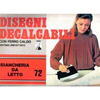 Decalcabile 72  biancheria da letto