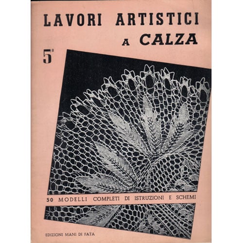 Lavori artistici a calza 5° nocciola mani di fata