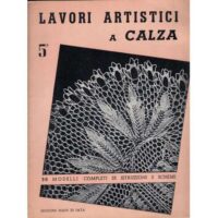 Lavori artistici a calza 5° nocciola mani di fata