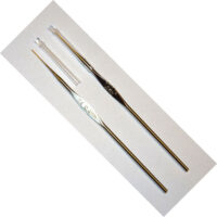 Unc16 Uncinetto in metallo Tulip 0,40 n°24 con tappo protettivo.