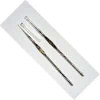 Unc17 Uncinetto in metallo Tulip 0,50 n°22 con tappo protettivo.