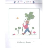 Glucksbote januar, stickizz anke kuhn