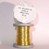 Milano oro fino 990 liscio e lucido gr 25- misura 6s italiano