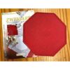 Forme creative per l'uncinetto ottagono 19 x 19 zweigart rosso