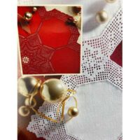 Forme creative per l'uncinetto ottagono 19 x 19 zweigart bianco
