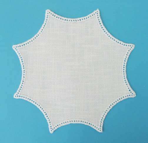 Runc7a Forme creative per l'uncinetto, rosetta cm 20 x 20 zweigart
