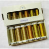 Filo metallizzato Au Ver a Soie #4 oro, kit 6 rocchetti varie tonalita' d'oro - immagine 2