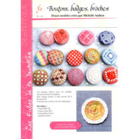 Boutons, badges, broches, 12 modelli michelle andreu