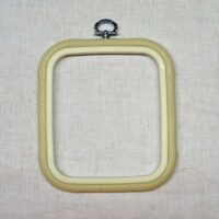 Telaio cornice in gomma bianca/latte rettangolare cm 12 x 14