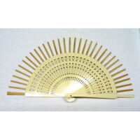 Struttura ventaglio dolcezza legno traforato avorio merletto 6,1/ cm 42,5
