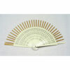 Struttura ventaglio dolcezza legno traforato bianco merletto 6,1/ cm 42,5