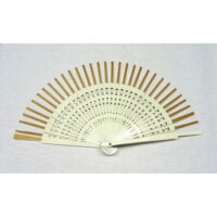 Struttura ventaglio dolcezza legno traforato bianco merletto 6,1/ cm 42,5