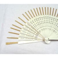 Struttura ventaglio dolcezza legno traforato bianco merletto 6,1/ cm 42,5