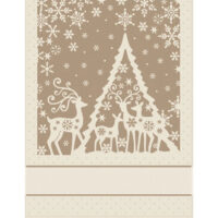 Lista o runner chierese vixen cm 49 x 139 greggio/oro