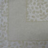 Tessitura artistica chierese, tovaglietta foglioline cm 90x 90 ecru/greggio - immagine 2
