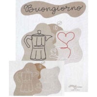Asciugapiatti "macchiato" graziano